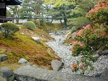 Garden behind the abbot's chambers
